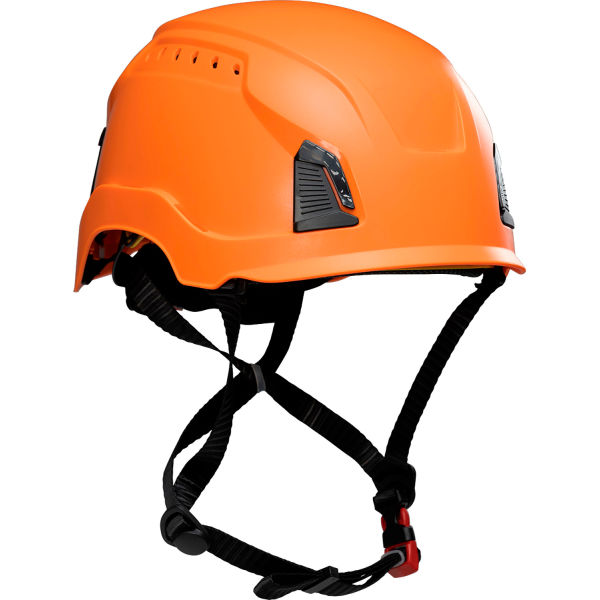 B3186935 Traverse Industrial 4-Point Chin Strap Vented Type 1 Climbing Helmet, Orange