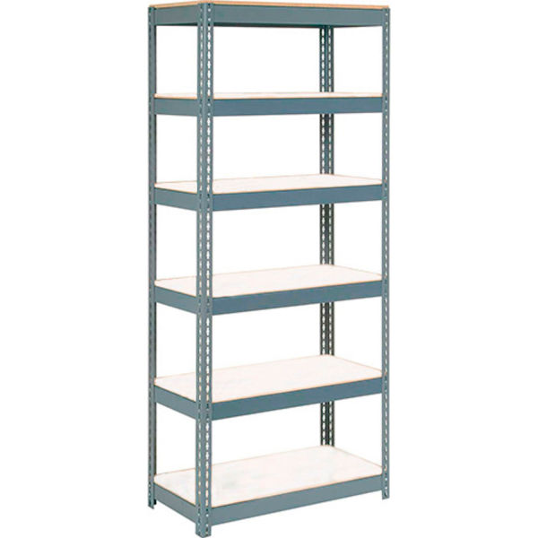 Heavy Duty Boltless Shelving Starter - Gray - 48 x 18 x 84 in. - 6 Shelves - Adjustable
