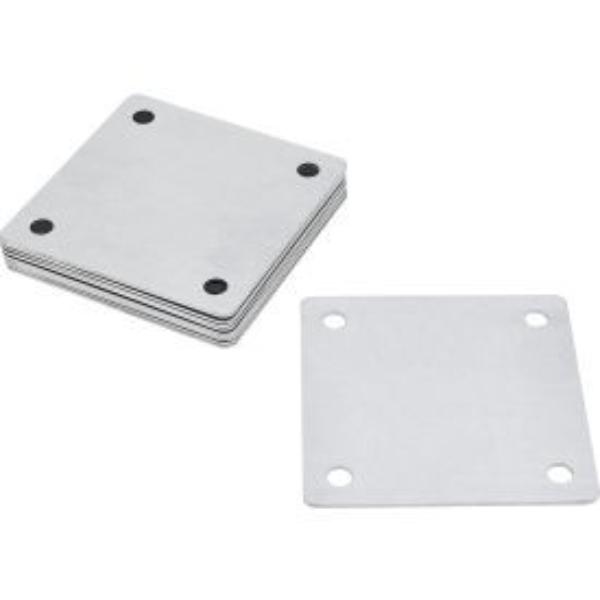 Picture of Global Industrial 413361 Rack Shims Pallet&#44; Gray - 8 x 8 in. - 10 per Pack