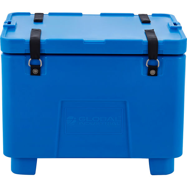Picture of Global Industrial 288196 Dry Ice Storage Container with Lid&#44; Blue - 29 x 20 x 23 in.
