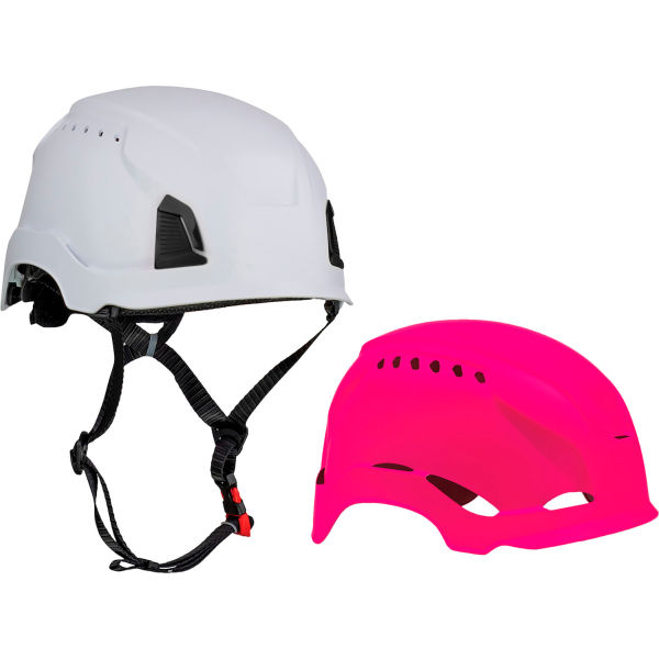 B3186982 Traverse Vented Shell Cover Polycarbonate Head & Face Protection, Pink - One Size