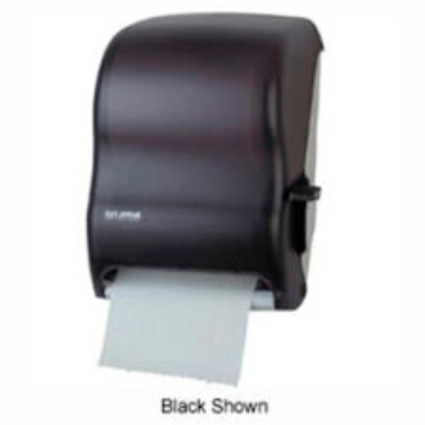 Picture of Carlisle Sanitary Maintenance B364381 San Jamar Lever Roll Towel Dispenser with Auto Transfer&#44; Blue - T1100TBL