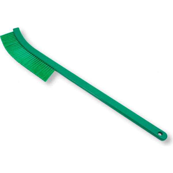 B641967 24 in. Wand Brush with Polyester Bristles, Green