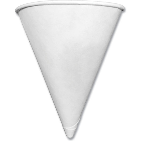 Picture of United Stationers Supply B3181056 Coffee Pro Paper Cone 4 oz Capacity Cups, White - 5000 per Case