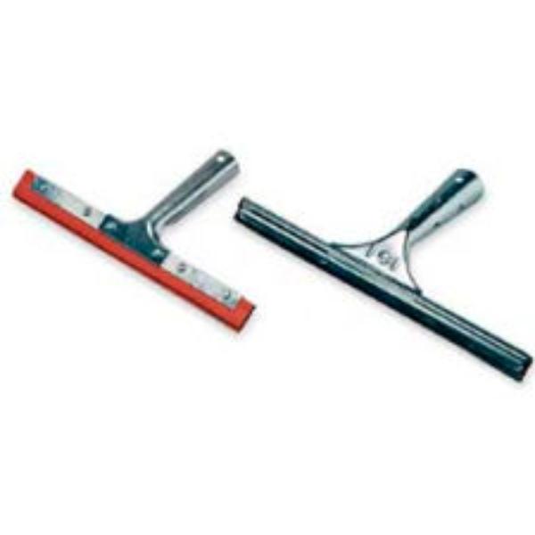B642330 8 in. Double-Blade Rubber Squeegee with Handle, Gray - 4007200