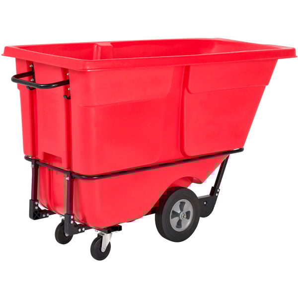 Picture of Rubbermaid Commercial Products B3124283 1 cu. Yards Tilt Plastic Truck&#44; Red