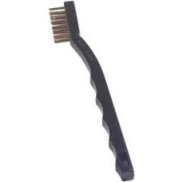 Toothbrush Style Brass Utility Brush - Gray - 7 in. - Durable Brass Bristles
