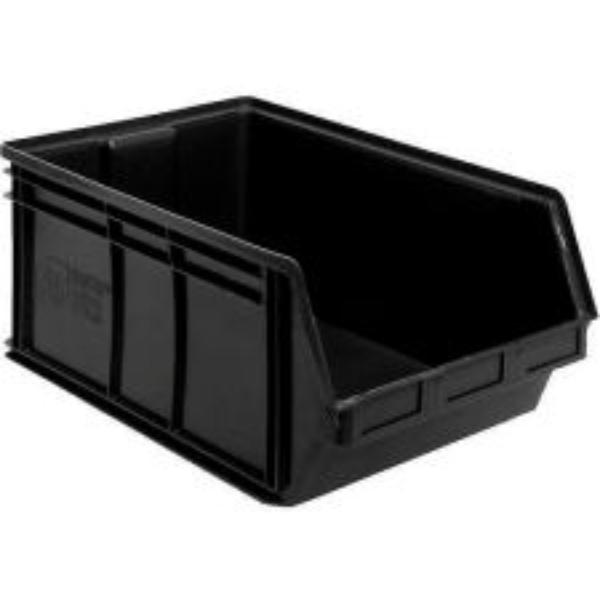 Picture of Quantum Storage Systems 613122BK Plastic Magnum Stacking Bin&#44; Black - 20 x 18 x 12 in.