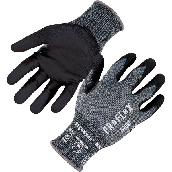 ProFlex 7061 Cut Resistant Polyurethane Coated ANSI A6 Gloves - Blue - Large