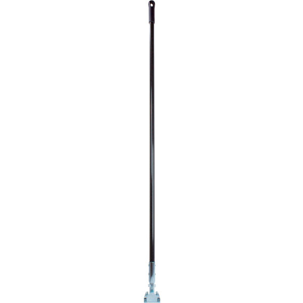 B3127977 60 in. Fiberglass Dust Mop Handle with Clip On Connector, Black