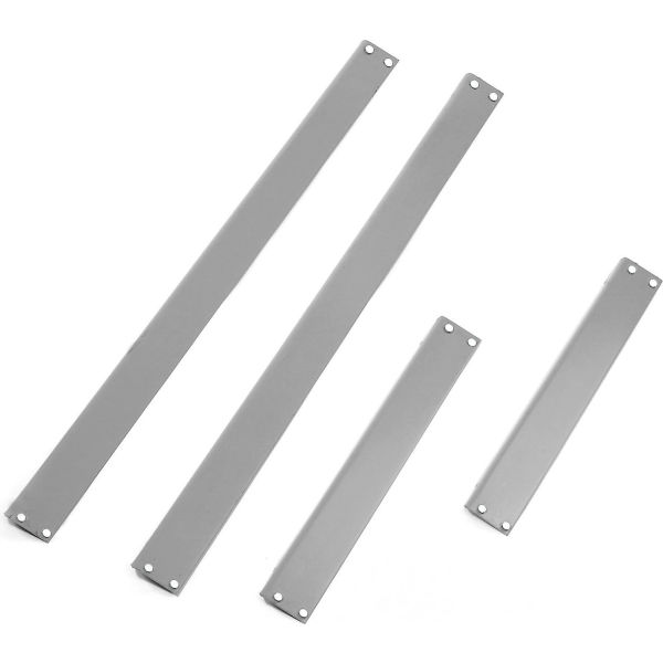 Global Industrial USBD2472N 72 x 24 in. No Deck USA Double Rivet Additional Shelf, Gray