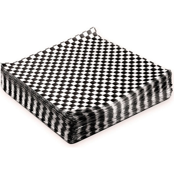 Picture of United Stationers Supply B3180820 12 x 12 in. Paterson Grease-Resistant Food Wrap, Black - Pack of 5000