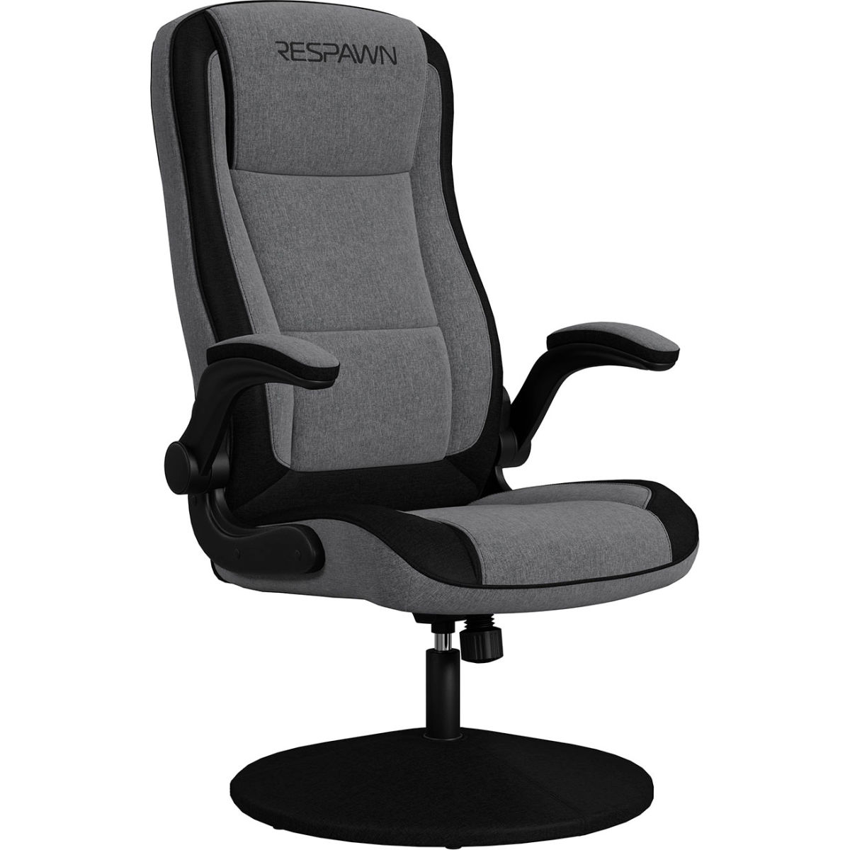 B3186389 800 Rocker Gaming Chair Floor High Back Recliner with Armrests with Gray Fabric