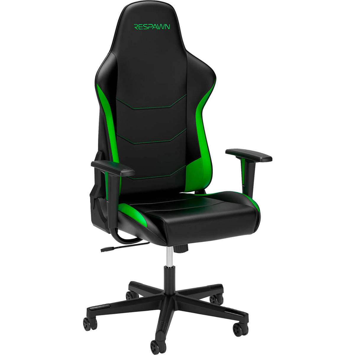 Ergonomic Gaming Chair - Green & Black - High Back - 275 lbs Capacity