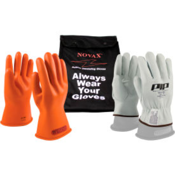 B677209 ESP Kit 1 Pair ESP Glove & 1 Pair Goat Protector - Class 0 - Size 8 - Orange