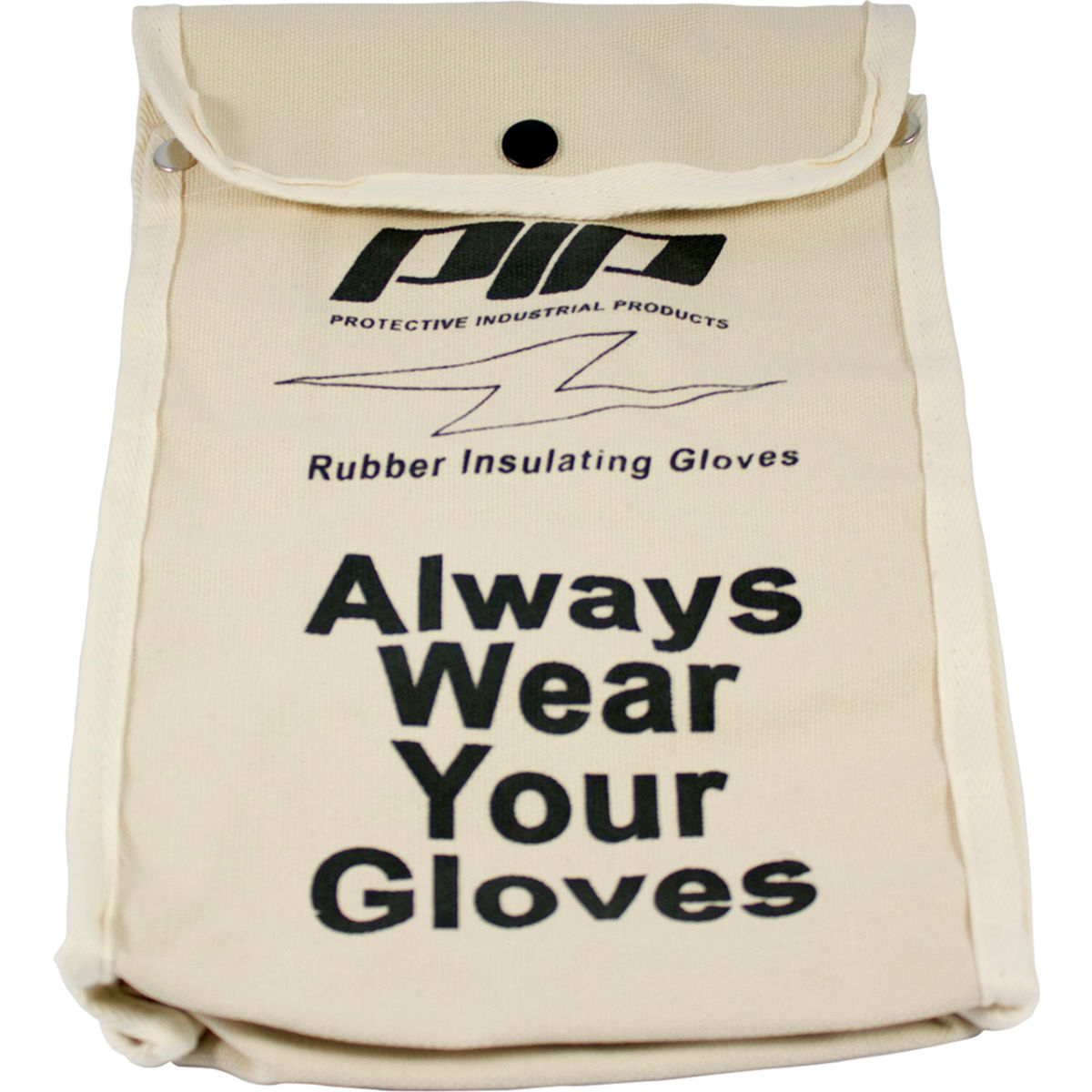 B676400 Protective Canvas Bag for Rubber Insulating Gloves - 11 in. - One Size - Brown