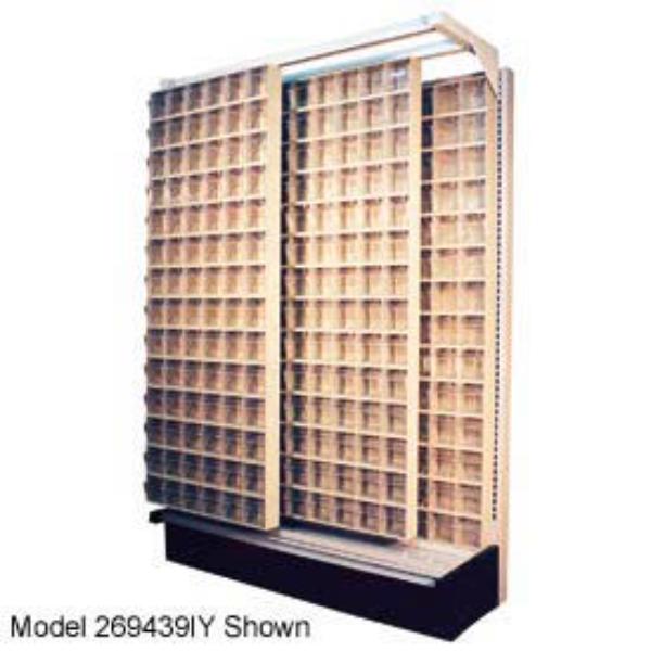 269440IY Slider System with 80 Tip Out Bins - Ivory