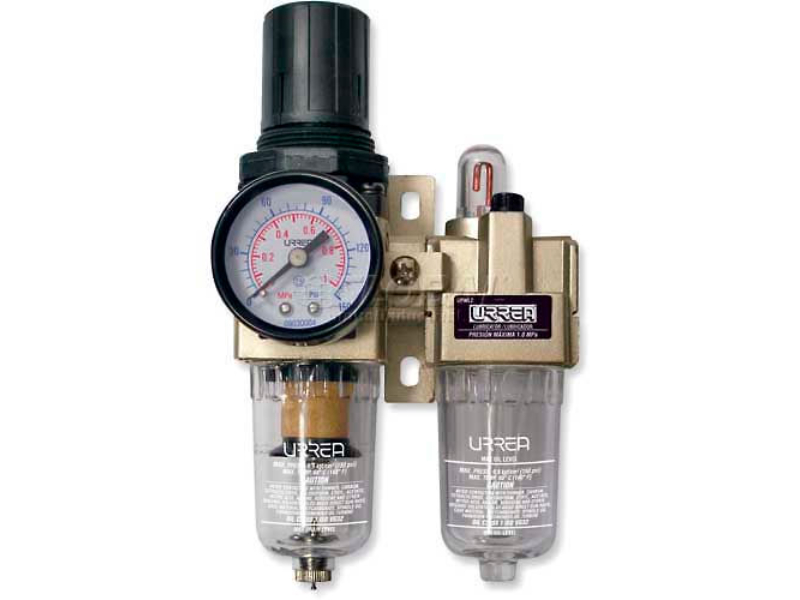 B1012890 Air Filter-Regulator & Lubricator, 0.25 in. NPT 500 Flow Litres per Minute