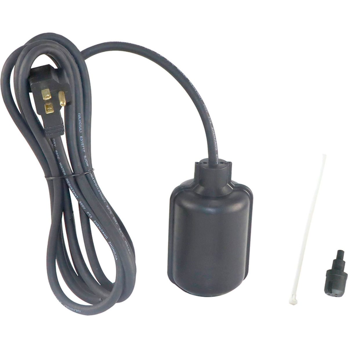 B3191243 Tethered Float Switch for Sump Pits & Basins, 125V - 13A