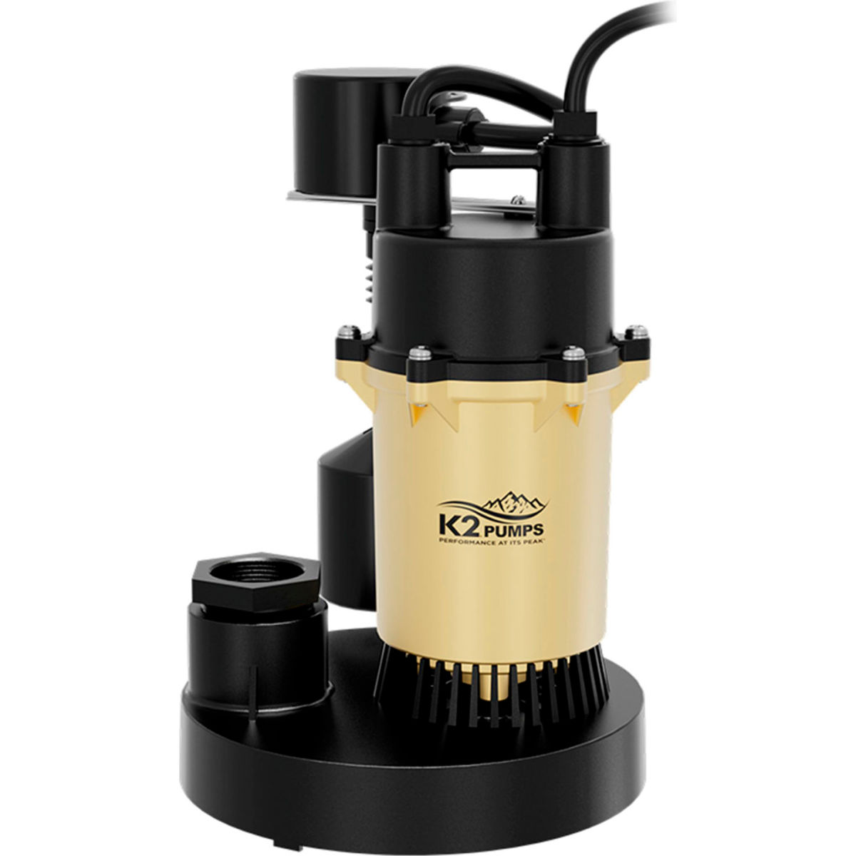 1/4 HP Cast Aluminum Sump Pump with Vertical Float Switch