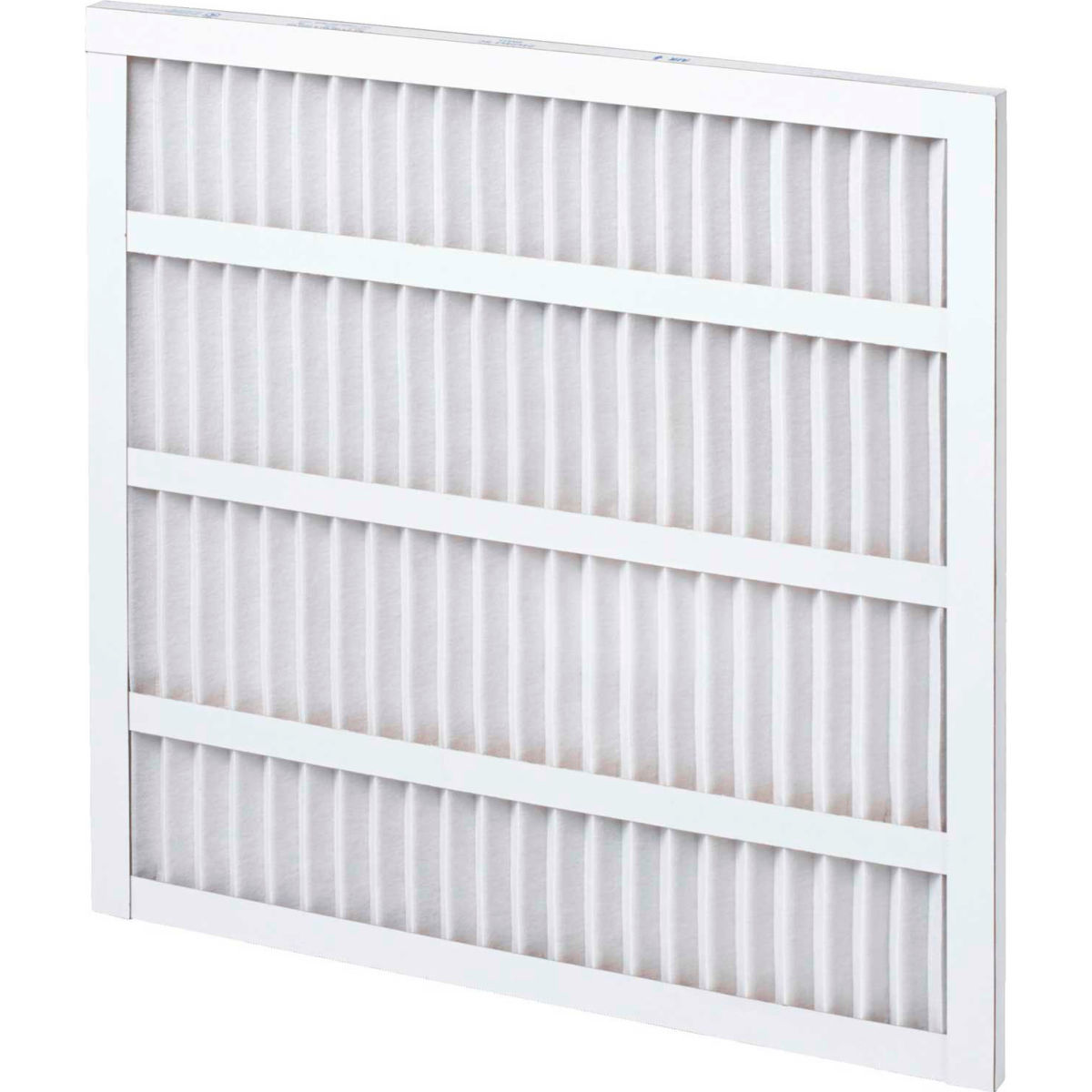 Global Industrial B2318309 Pleated Air Filter 12 x 12 x 1 in. MERV 8 Standard Capacity Self-Supported