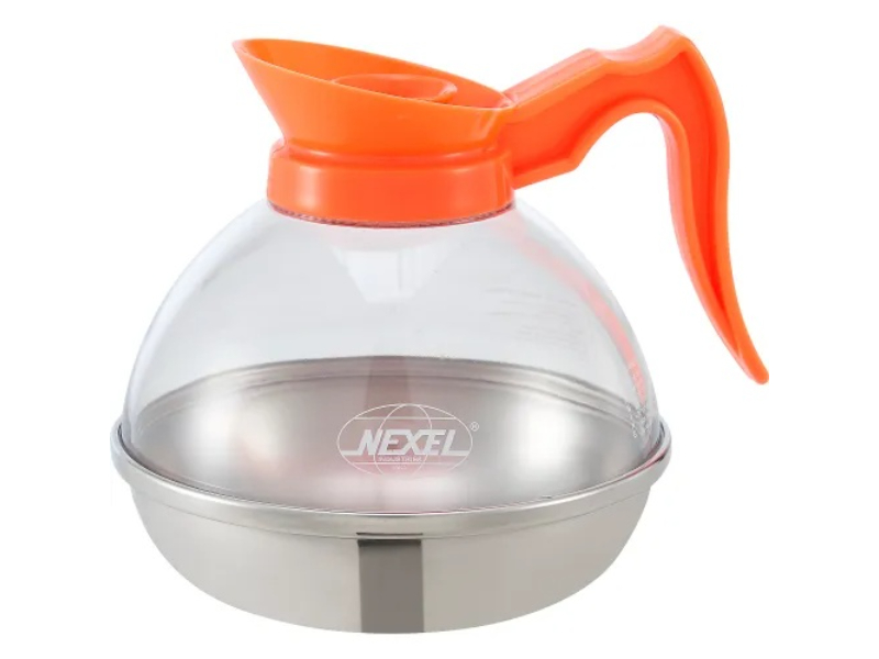 Picture of Global Industrial 243359 Plastic Decanter 64 oz - Orange