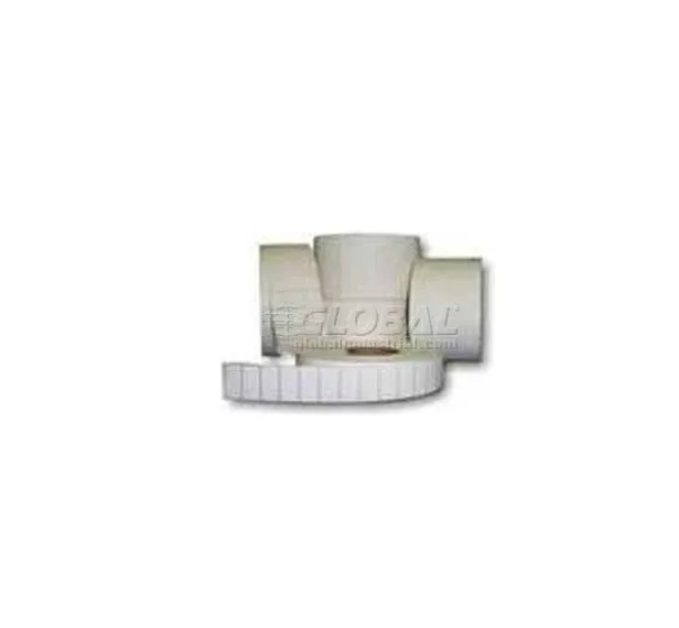 B986345 1 x 3 in. Zebra Z Select Perforated Paper Labels, White - 1 in. Core & 5 in. OD - Pack of 6