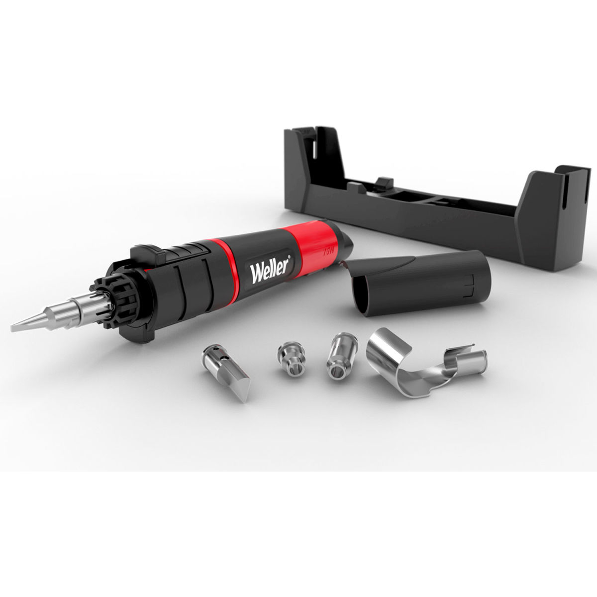 B3181804 25-75W Cordless Soldering Iron Kit Butane - Black & Red