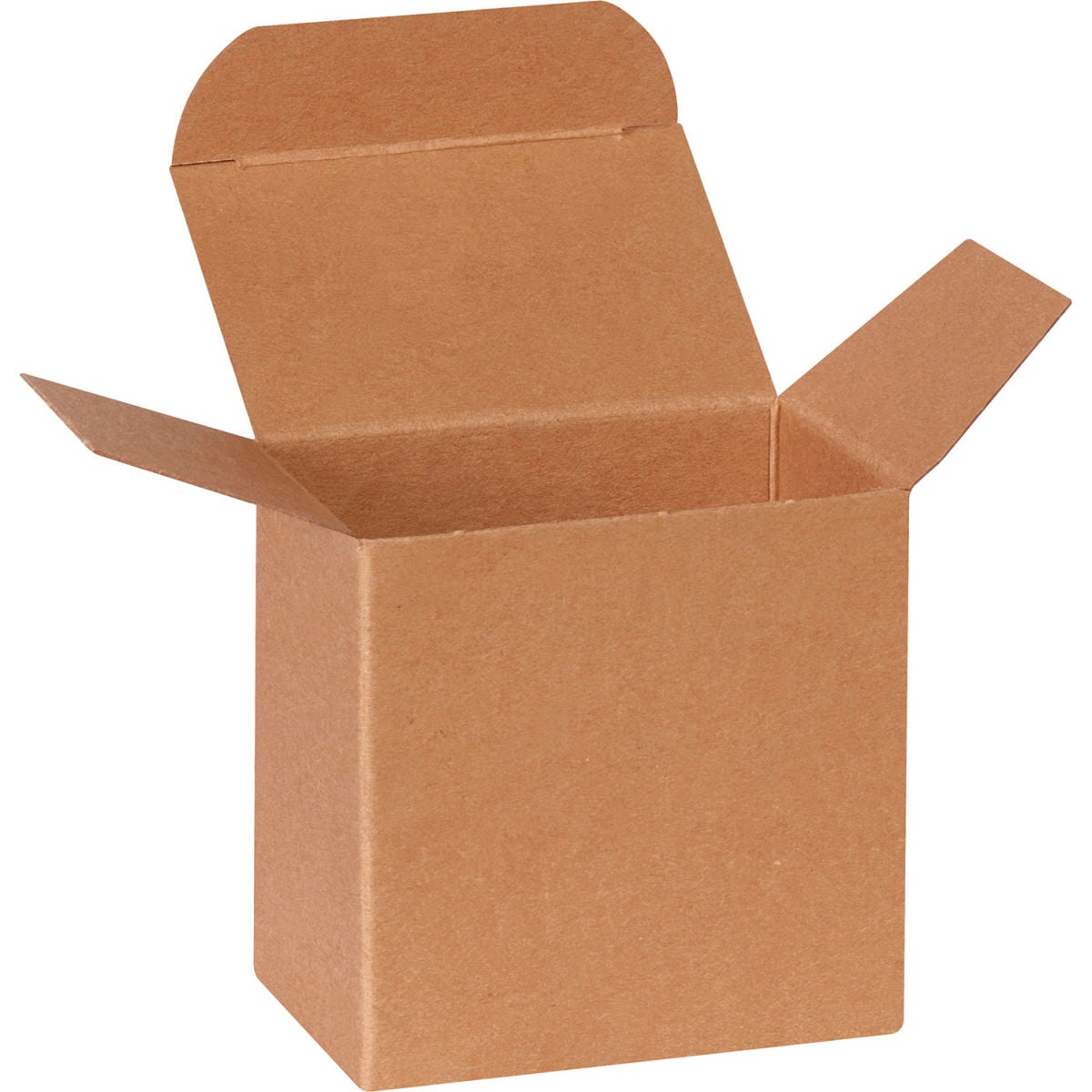 B3203828 Heavy Duty Reverse Tuck Folding Cartons, 3 x 2 x 3 in. Kraft - Brown - Pack of 500