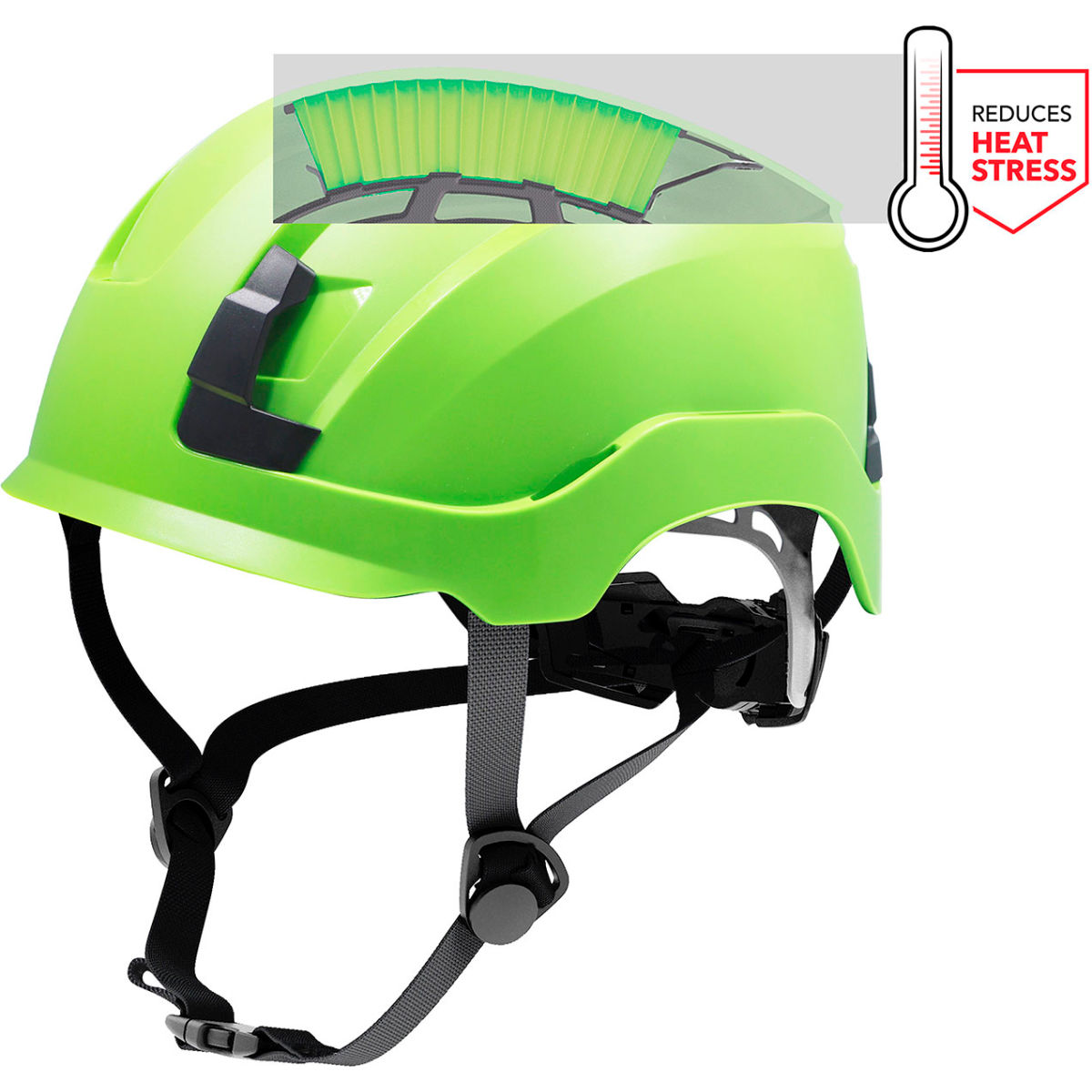 General Electric Vented Safety Helmet (GH400W, GH400Y, GH400O, GH400GN, GH400R, GH400B, GH400G, GH400BK) (216763)