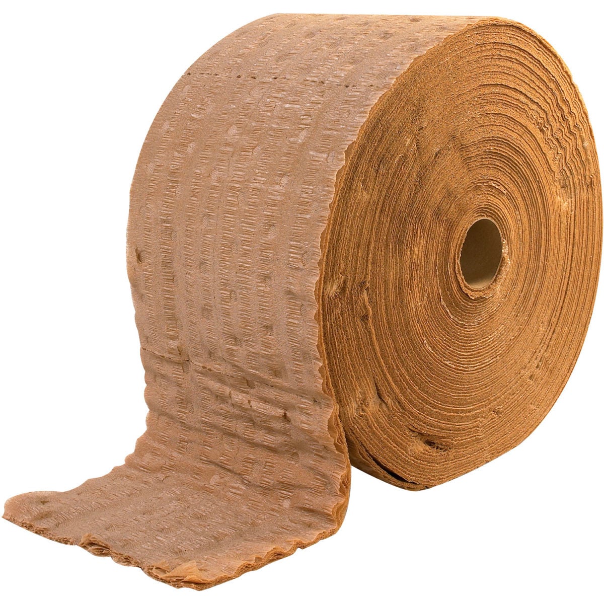 B3203451 Cellulose Wadding Roll, Perforated at 12 in. & Slit at 24 in. 48 x 150 ft. Kraft - Brown