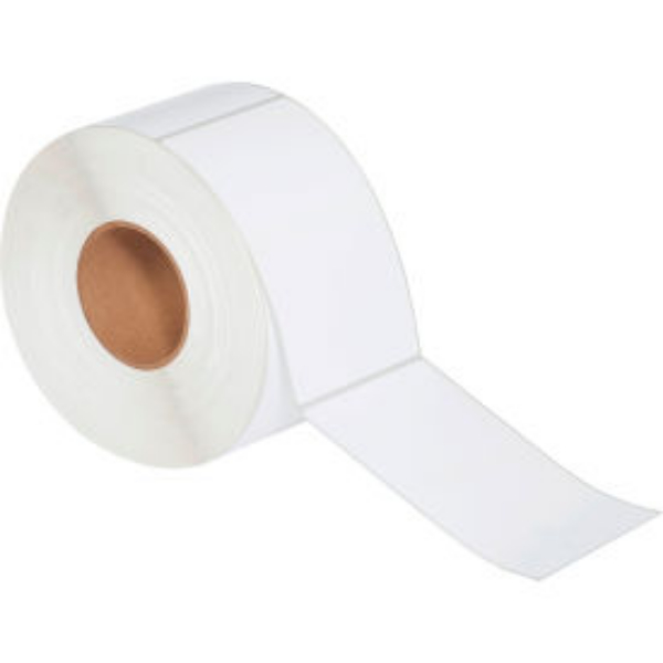 B3203741 4 x 6.75 in. Direct Thermal Labels, White - 4 Rolls per Case
