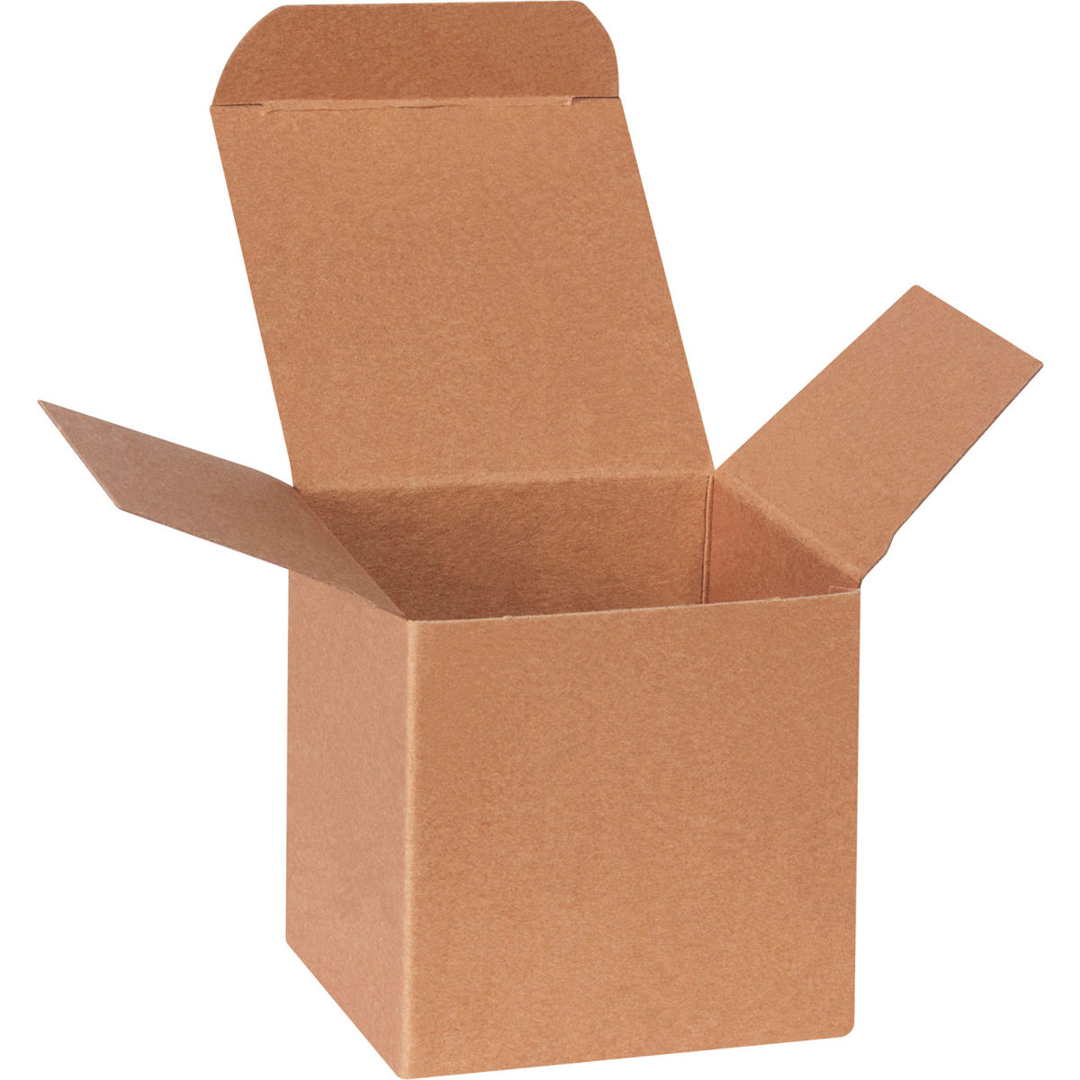 B3203868 Heavy Duty Reverse Tuck Folding Cartons, 2.87 x 2.87 x 3 in. Kraft - Brown - Pack of 250