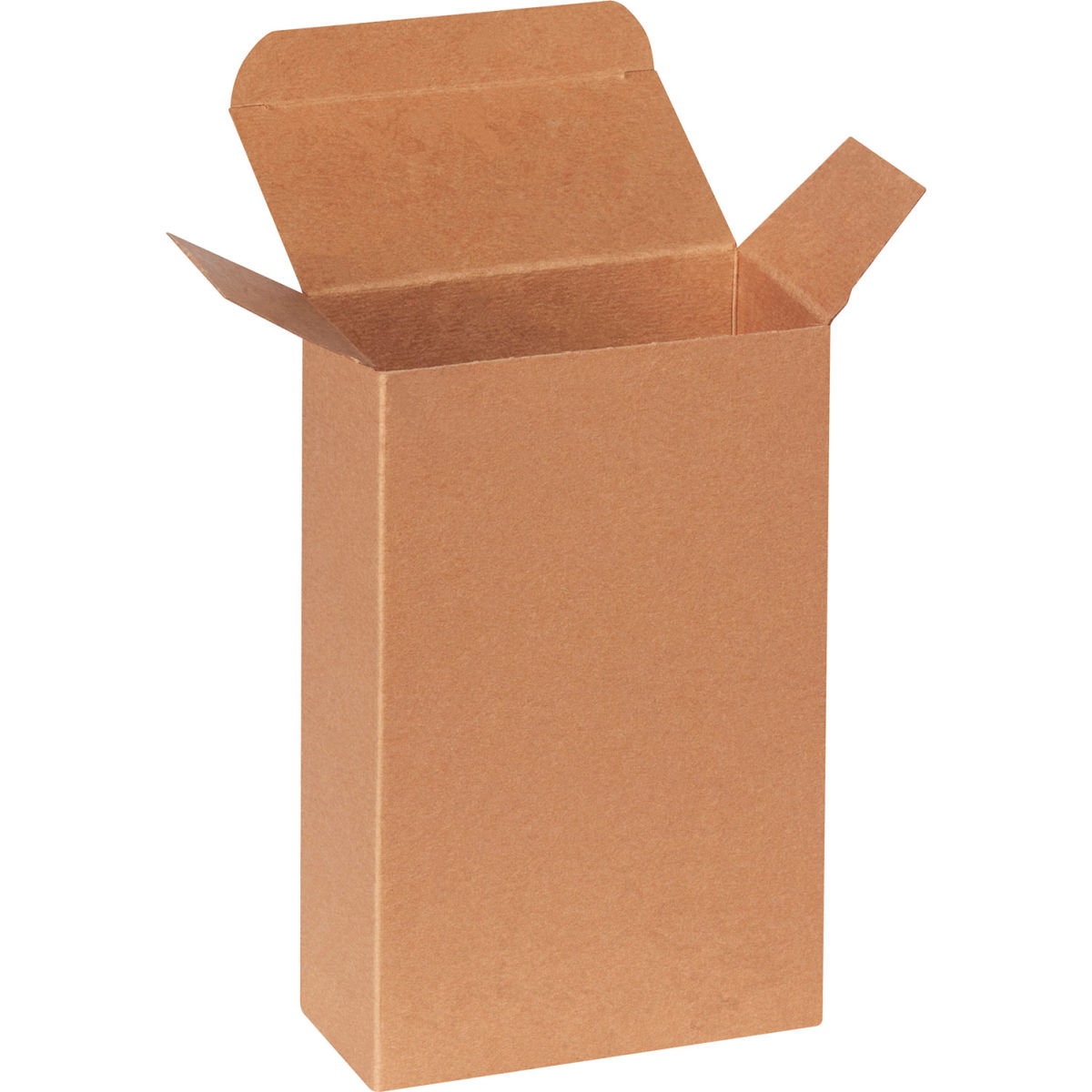 B3203846 Heavy Duty Reverse Tuck Folding Cartons, 5.5 x 3 x 8.5 in. Kraft - Brown - Pack of 250