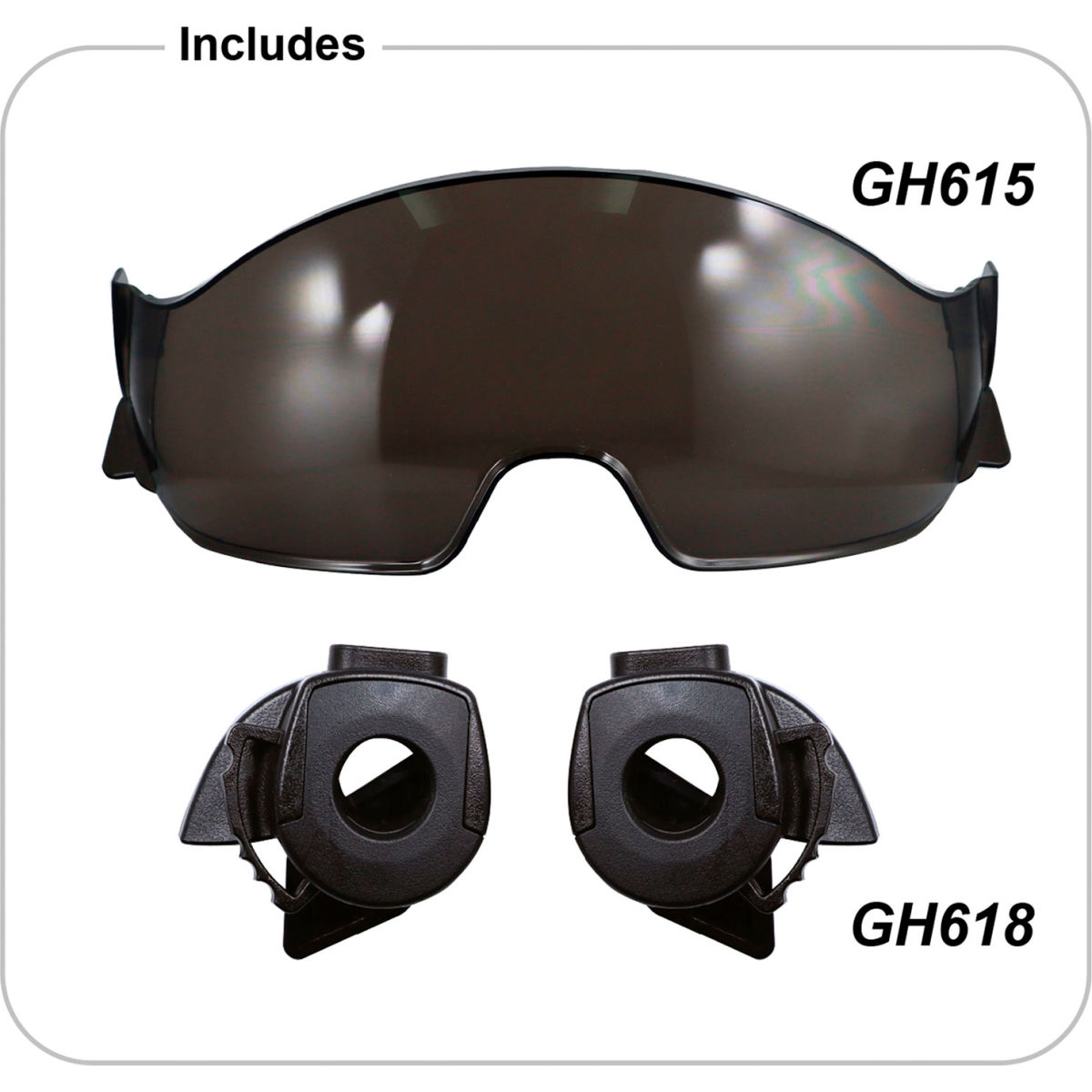 General Electric Protective Eye Shield Kit - Smoke Lens (GH601)