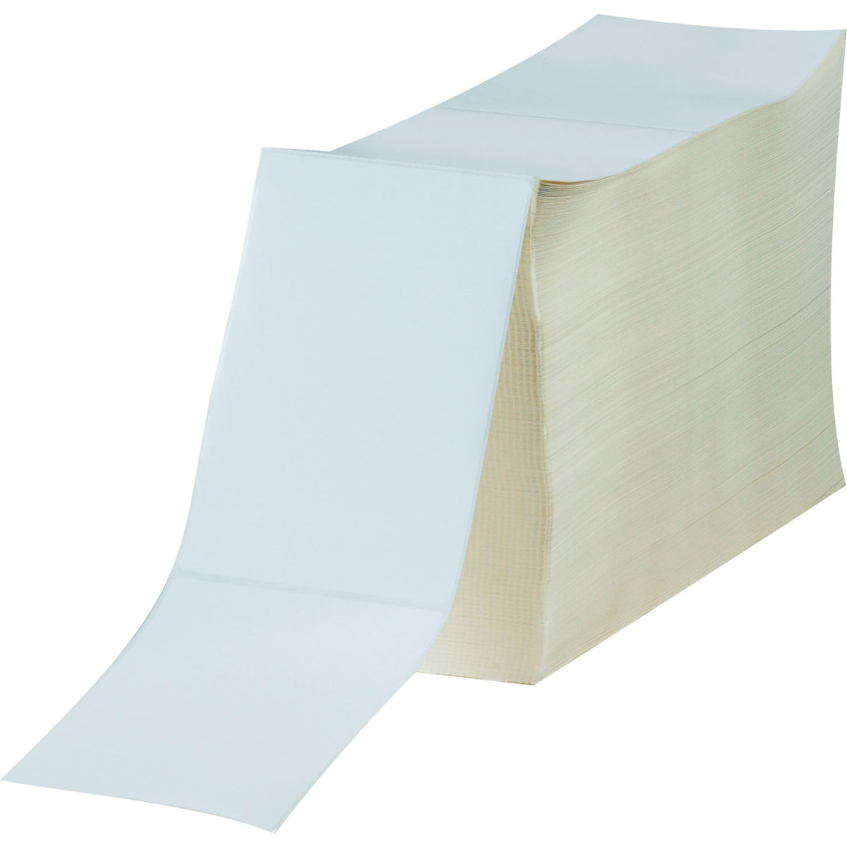 B3203672 Direct Thermal Fanfold Labels, 3 x 2 in. - White - 2 Rolls