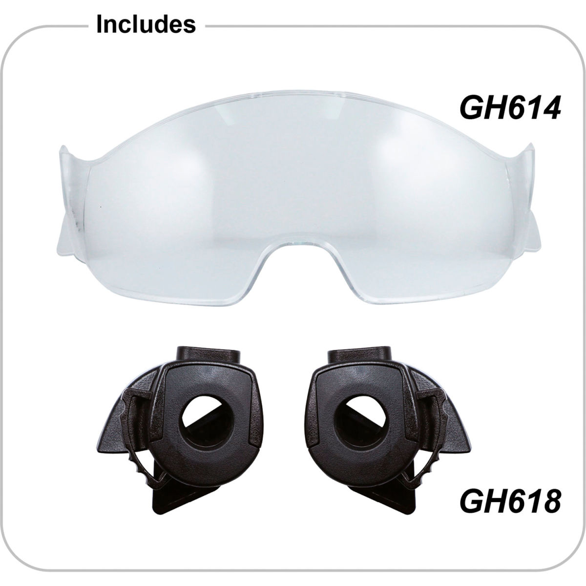 General Electric Protective Eye Shield Kit - Clear Lens (GH600)