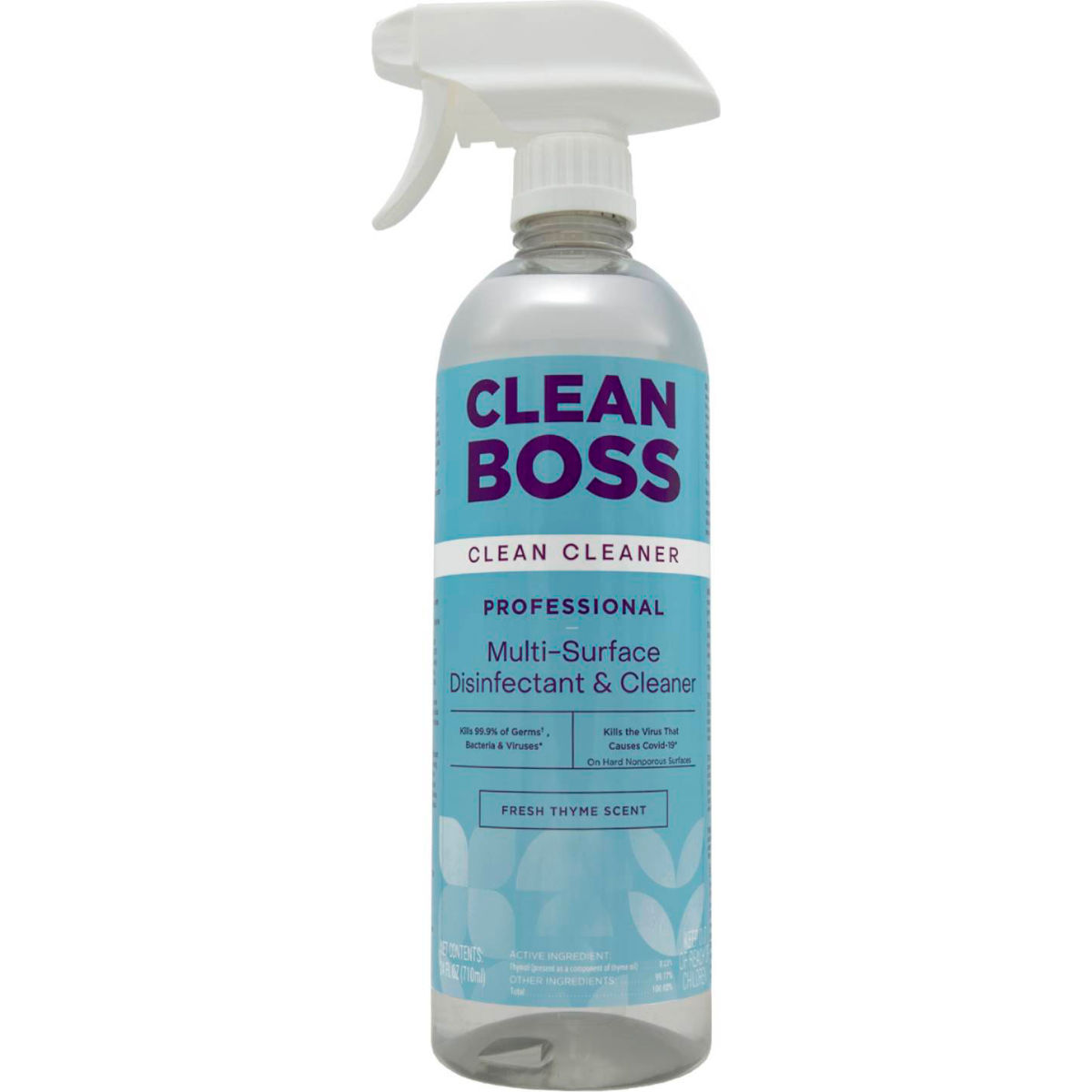 B3181532 Multi-Surface Disinfectant & Cleaner Fresh Thyme 24 oz Spray Bottle - Case of 12