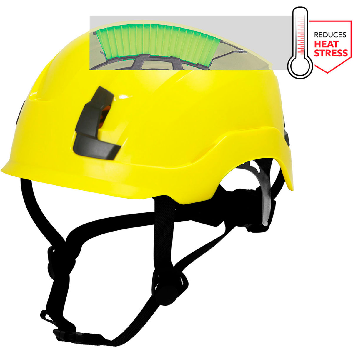General Electric Vented Safety Helmet (GH400W, GH400Y, GH400O, GH400GN, GH400R, GH400B, GH400G, GH400BK) (216761)