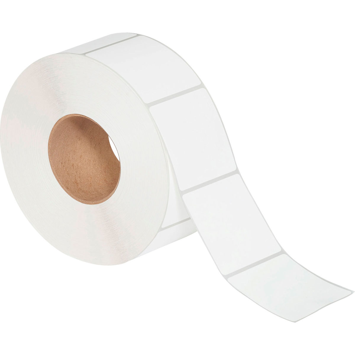 B3203977 Thermal Transfer Labels, 2.5 x 2.5 in. - 3 in. Core - White - 6 Rolls per Case