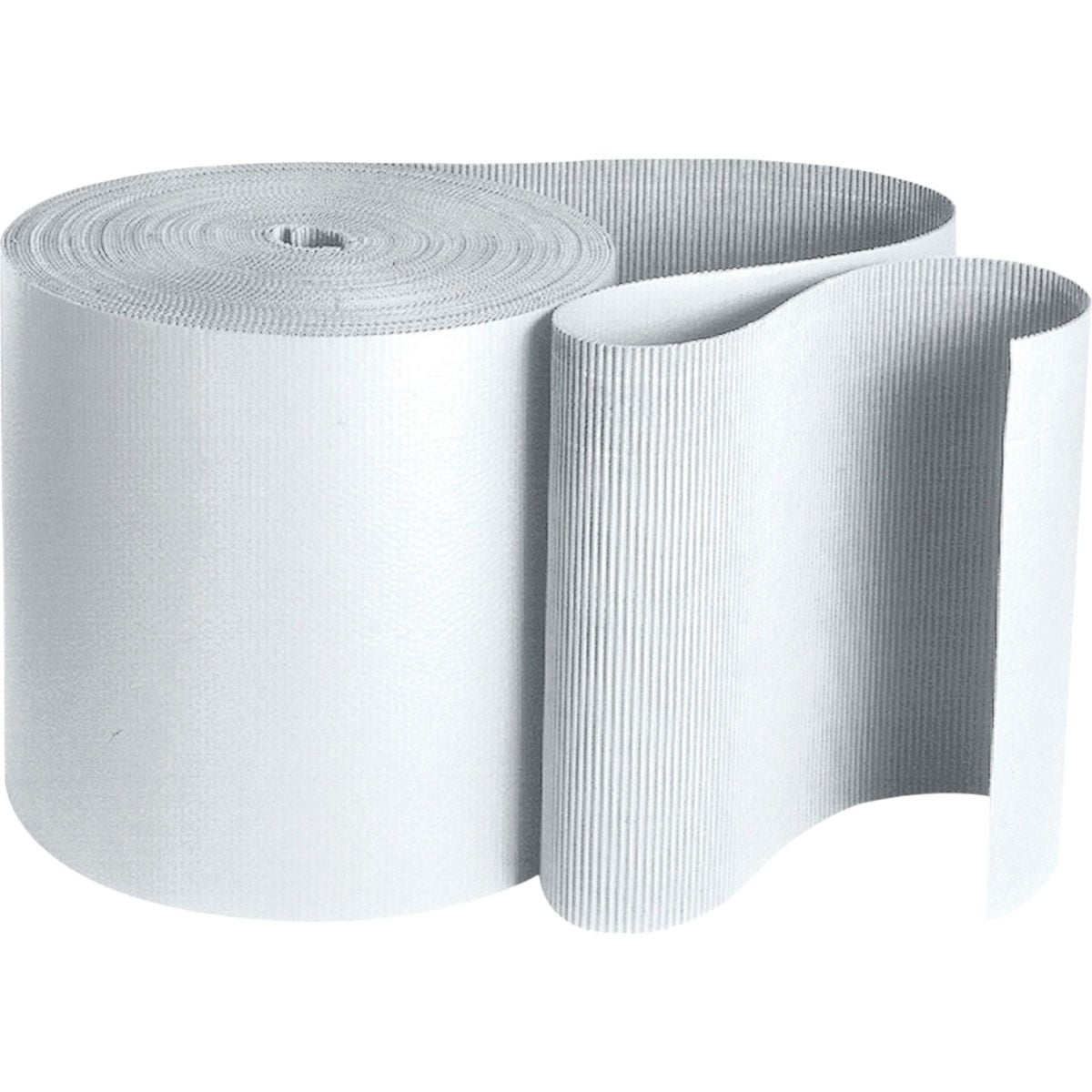 B3203435 Heavy Duty Single Face Corrugated Roll, B Flute 15 x 900 ft. - White