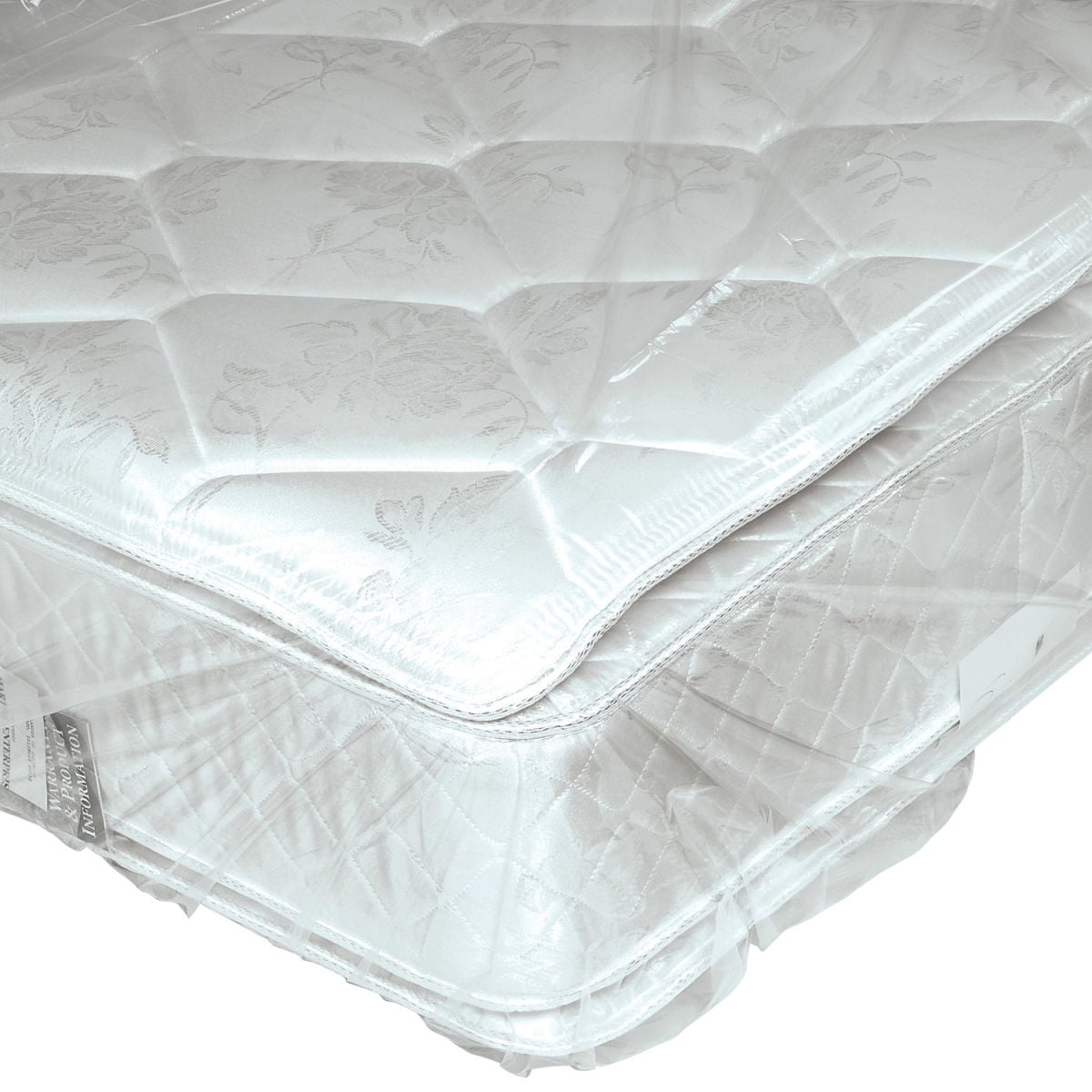 B3203927 Mattress Bags with Vent Holes Fits King Size 76 x 14 x 90 in. 4 Mil - Clear - 25 per Roll
