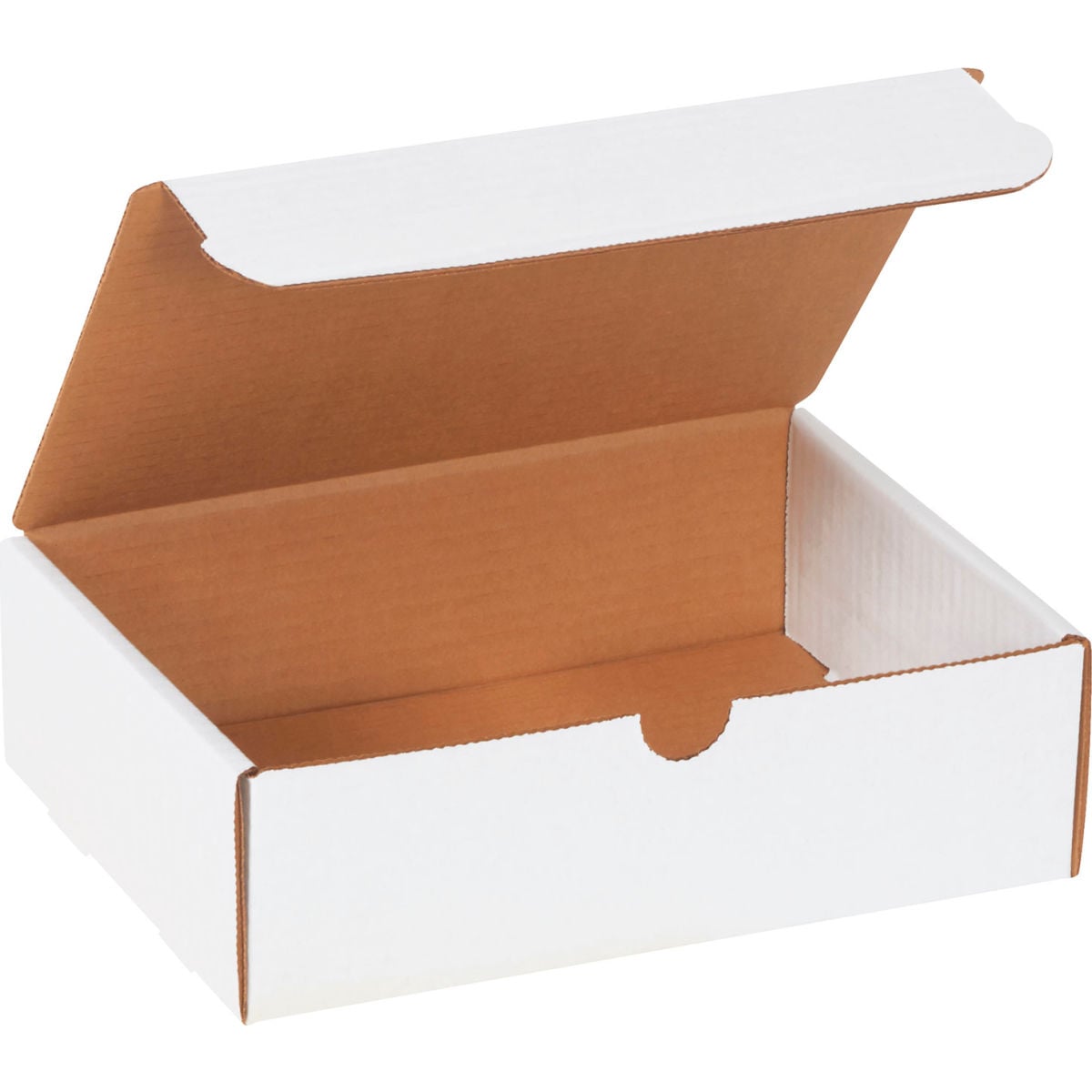 B3203391 Corrugate Mailer, 9 x 6.5 x 2.75 in. - White - Pack of 25