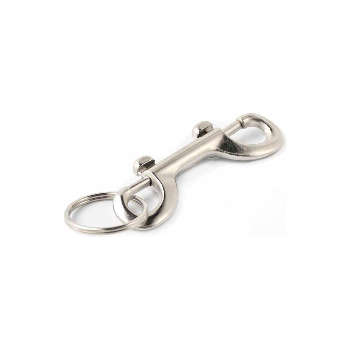B1605085 No.5906 Double Ended Bolt Snap Key Accessory with 1.125 in. Split Ring - Gray - Pack of 24