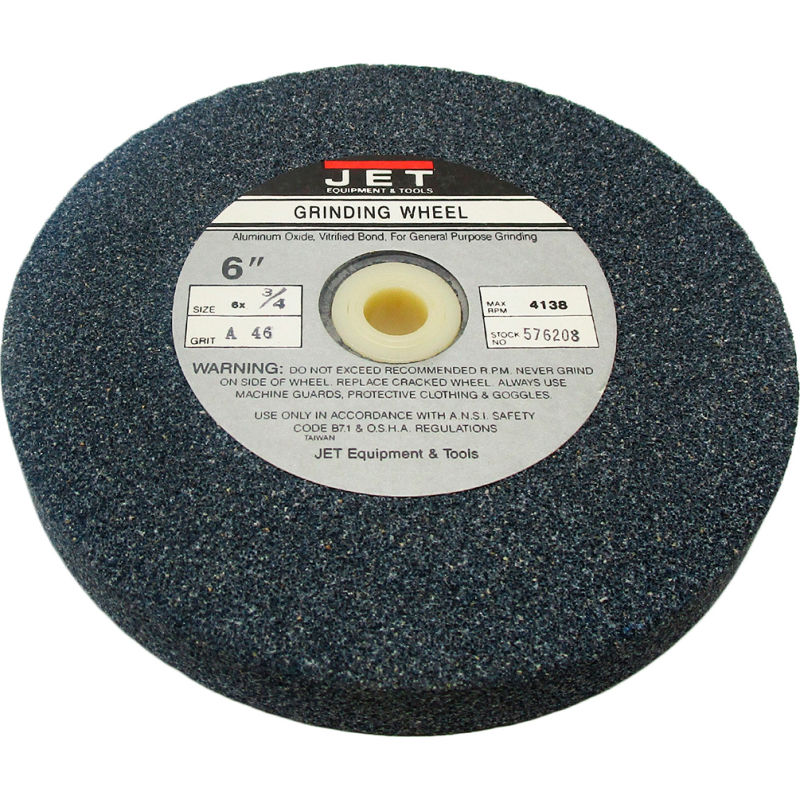 B3064495 6.75 in. A46 JT9-576208 Bench Grinding Wheel