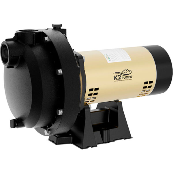 B3191236 1.5 HP 47 GPM Thermoplastic Sprinkler Pump, Black