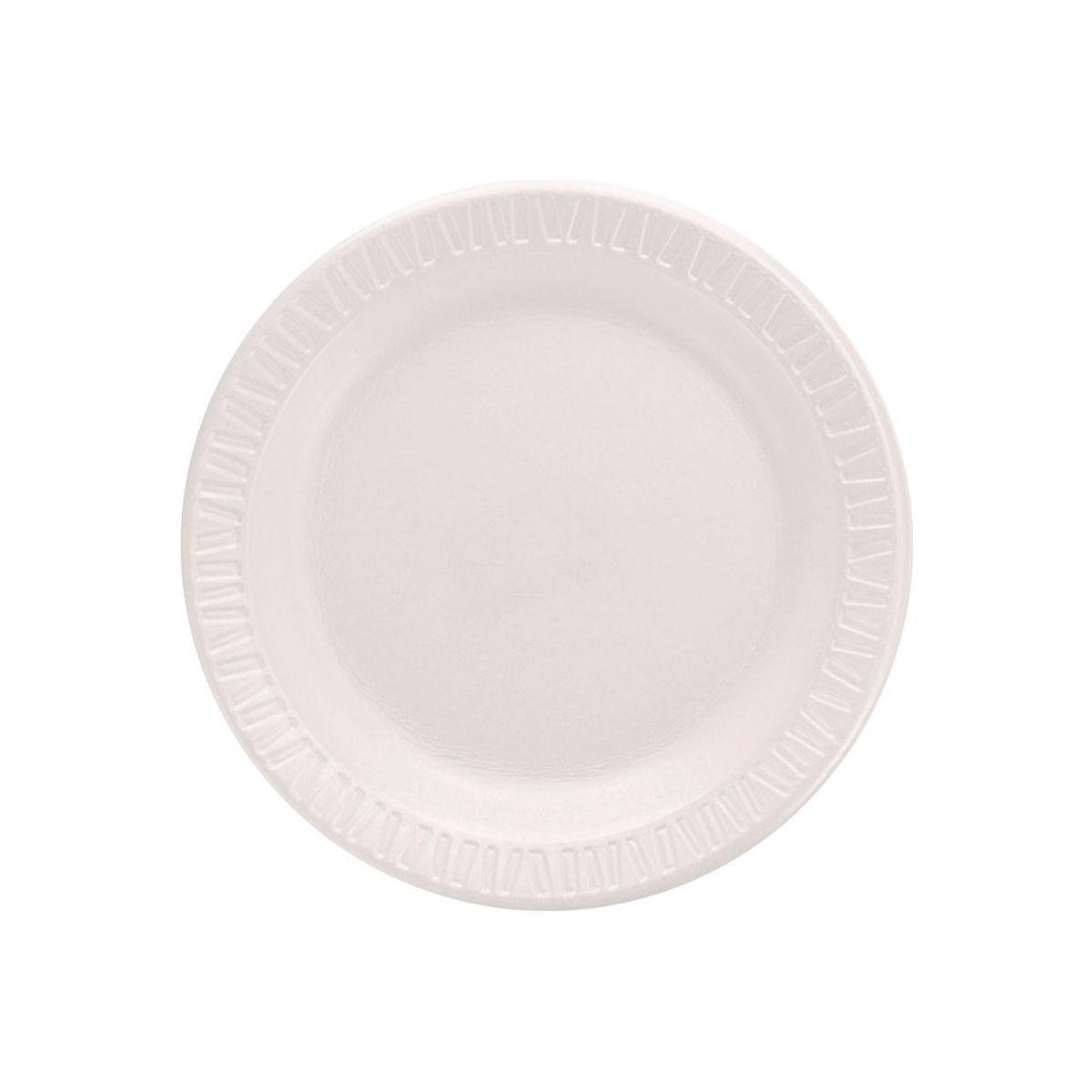 Picture of United Stationers Supply B3180386 Mediumweight Foam Dinnerware Plates, 6 in. Dia. - White - Pack of 125