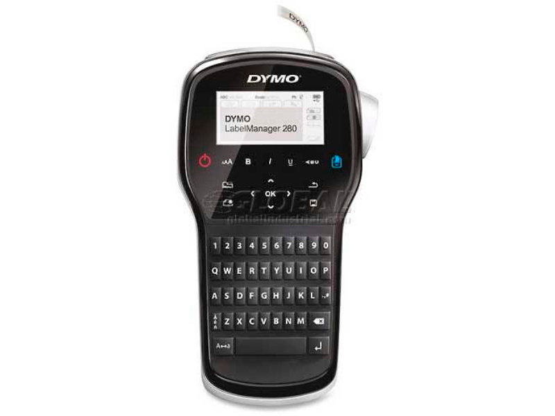 Sanford B1001135 Label Maker 3 Fonts, 4.5 x 2.37 x 8 in. - Black & Silver