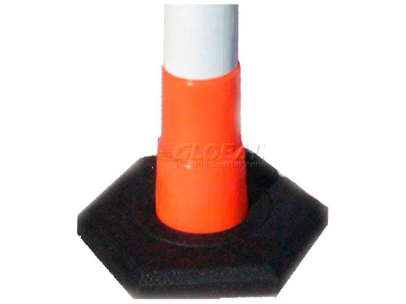 238875 16 lbs Rubber Base for Navicade Delineator Post Base, Black