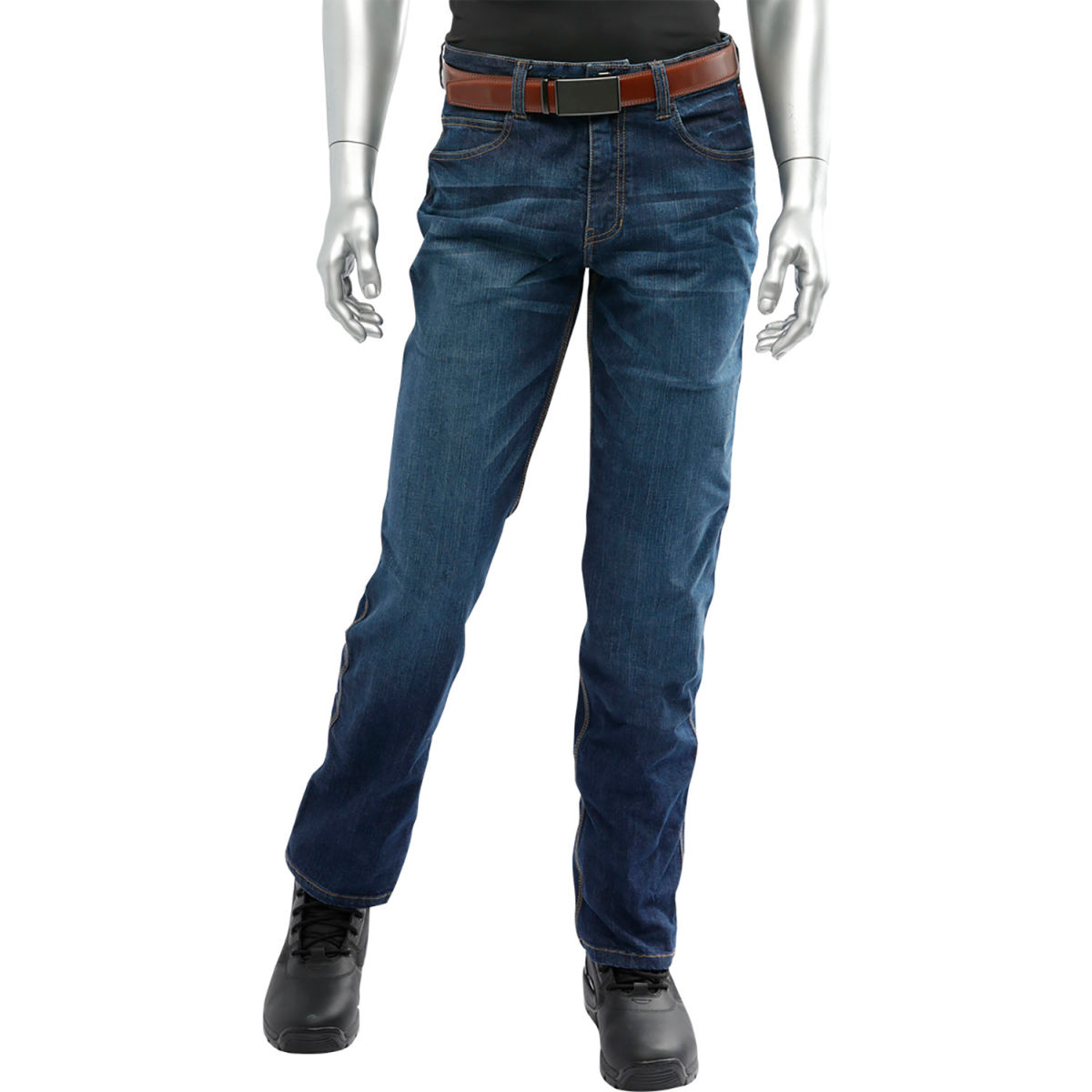 B3186381 Men AR-FR Dual Certified Stretch Jeans - 32 x 32 in. - Blue